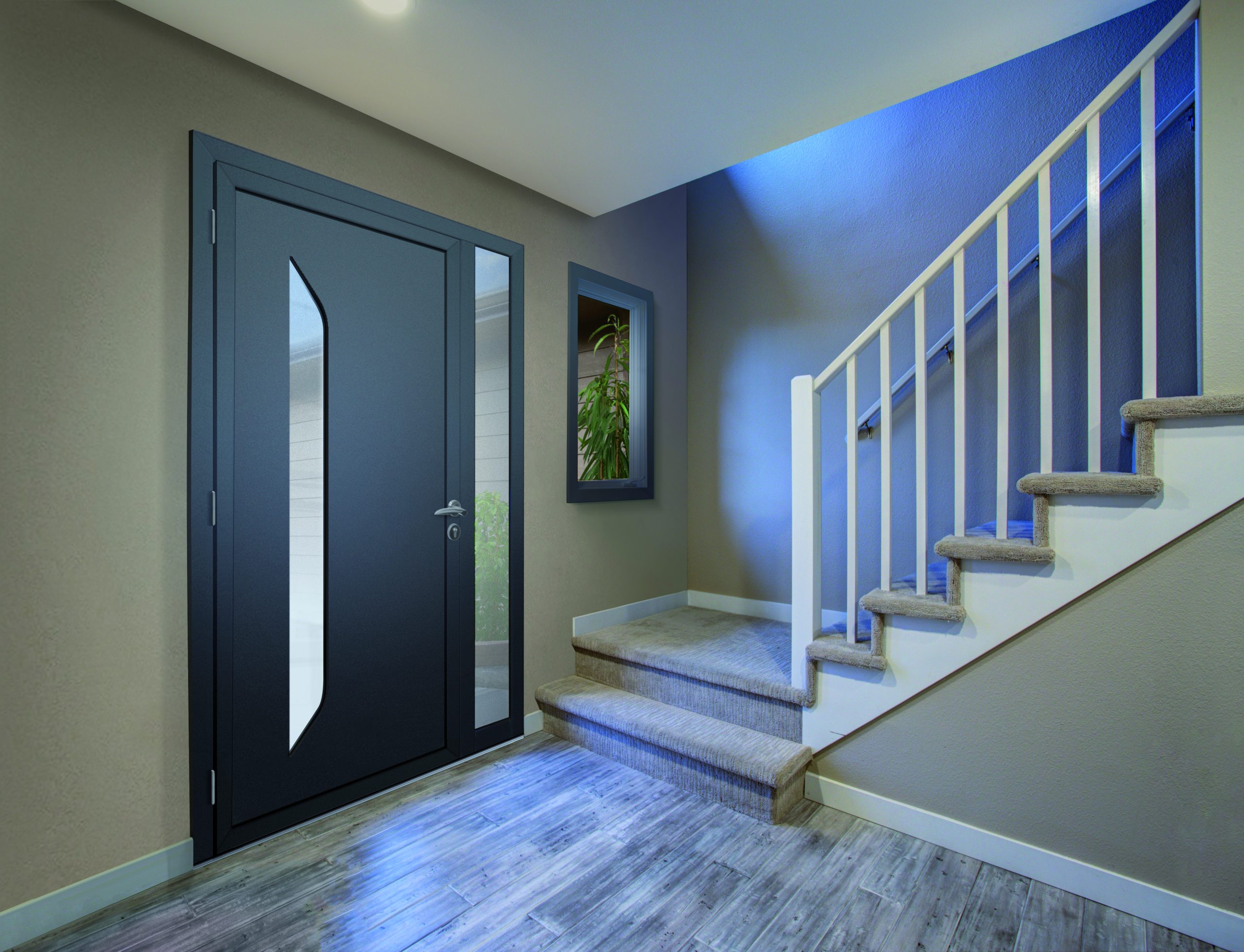 chic traditional entryway design