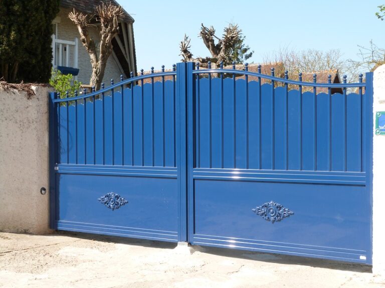 Nos réalisations solutions habitat normandie portail aluminium authentique saphir cdg