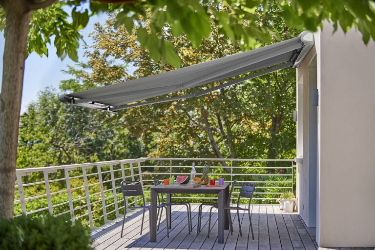 Nos réalisations solutions habitat normandie store de terrasse fetuna honfleur toile dickson