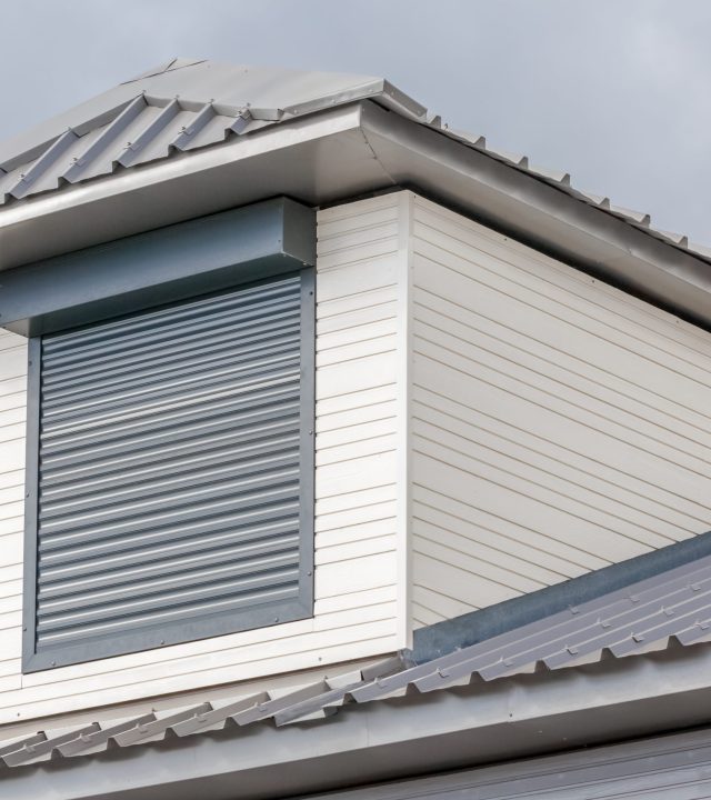lucarne sur toit de maison créole